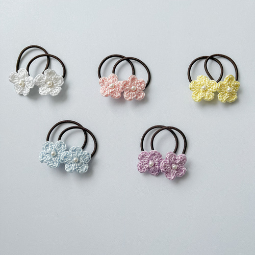 楽天市場】【 ベビー ヘアクリップ 】ニットフラワー 3.5cm 滑り