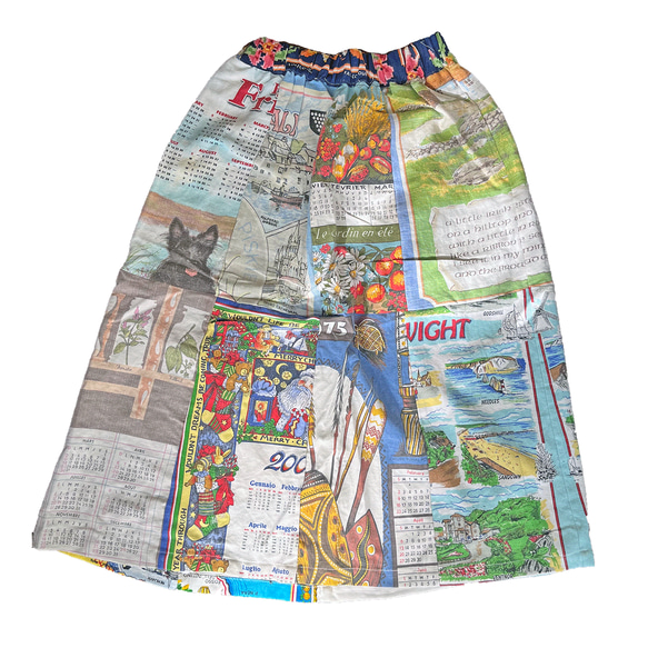 楽天市場】パッチワーク丈長スカート／フランシュリッペ（大きいサイズ