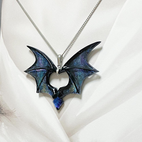 ehonno. リング ウサギコウモリ ムーンストーン ハンドメイド