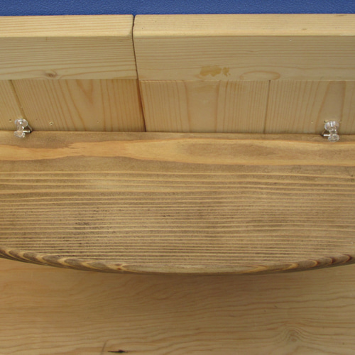 壁掛けシェルフ 3段 楕円型 幅33cm 壁掛けシェルフ アイアン 天然木 壁飾り 楕円 壁掛け ラック