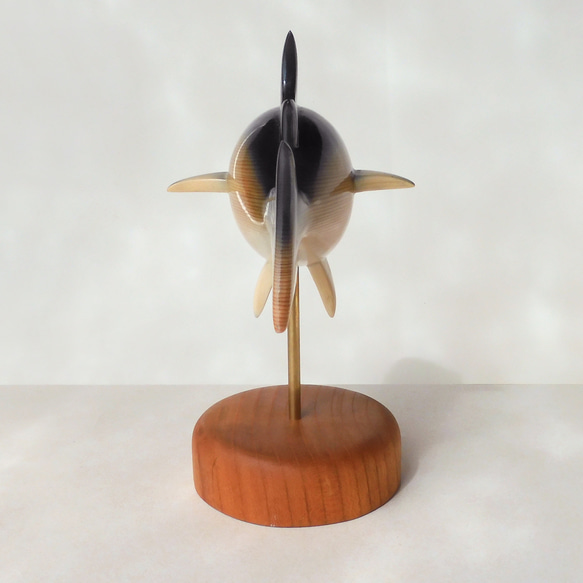 マグロ （ 木 海 魚 動物 置物 ） Tuna / fish / wood / figurine 3枚目の画像