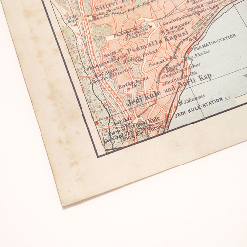 1910年代時点でのコンスタンティノープル(現トルコ・イスタンブール)の地図 アンティークマップ 古地図1957-60 その他素材 backlane 通販|Creema(クリーマ) 16678255 1910年代時点でのコンスタンティノープル(現トルコ・イスタンブール)の地図 アンティークマップ 古地図1957-60 その他素材 backlane 通販|Creema(クリーマ) 16678255
