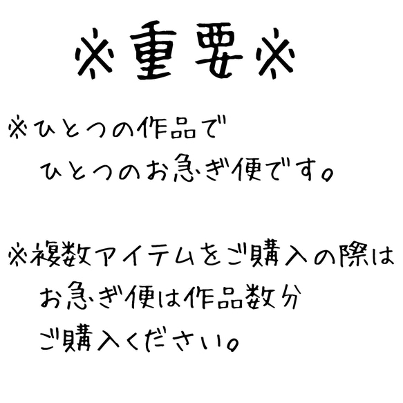 【納期短縮オプション】 2枚目の画像