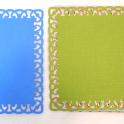 クラフトパンチ*スカラップスクエア*コメントカード*スクラップ