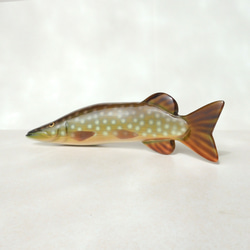 梭子魚（樹、魚、裝飾品、釣魚） 北梭子魚/魚/木材/動物 第5張的照片