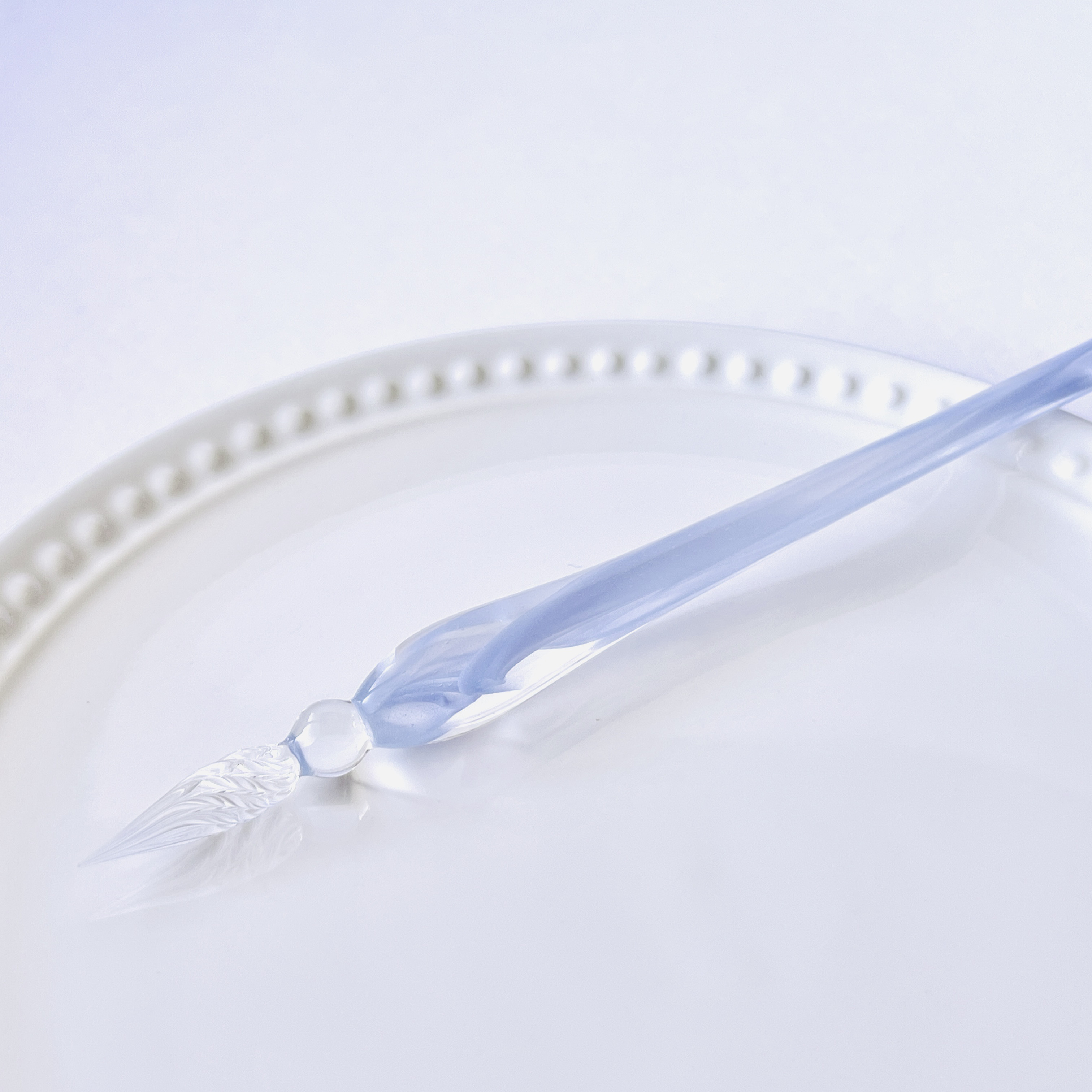 勿忘草色のガラスペン(細字)