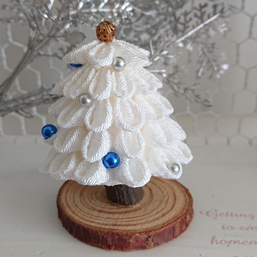 Xmasツリー(つまみ細工) Amazon | ちりめんつまみ細工 クリスマスツリー S⑨