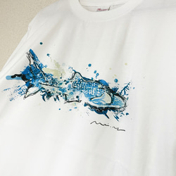 【オリジナルイラストTシャツ】ジンベエザメ 3枚目の画像