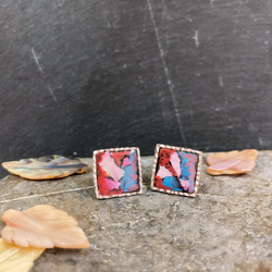 HK$(160）Petals Pierced Earrings 秋色 第1張的照片