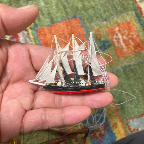 ボトルシップ　緻密ハンドメイド　 サー・ウィンストン・チャーチル号 ボトルシップ】サーウィンストンチャーチル作品3 | iichi 日々の