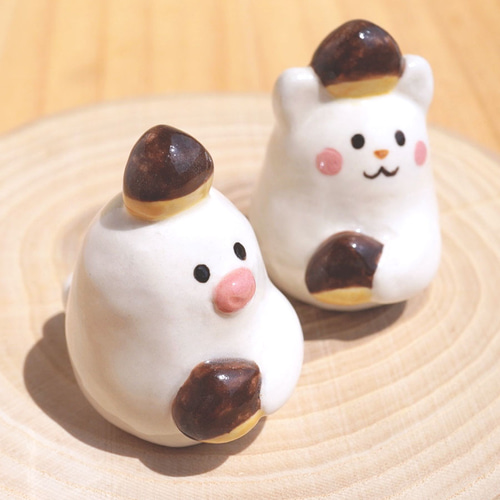 清水焼 文鳥 つがい フィギュリン 陶磁器 置物 飾り物 白文鳥 清水焼 文鳥 つがい フィギュリン 陶磁器 置物 飾り物 白文鳥