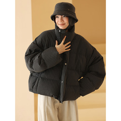 タータンチェック ジャケット L 緑×紺 / ノーカラージャケット