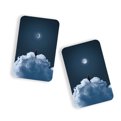 雲の上でお月見　モバイルバッテリー 1枚目の画像