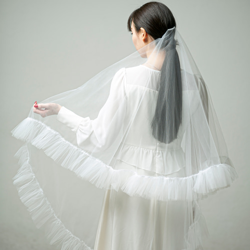 Frill veil》 ウェディングベール/オリジナルオーダーベール ヘッド  
