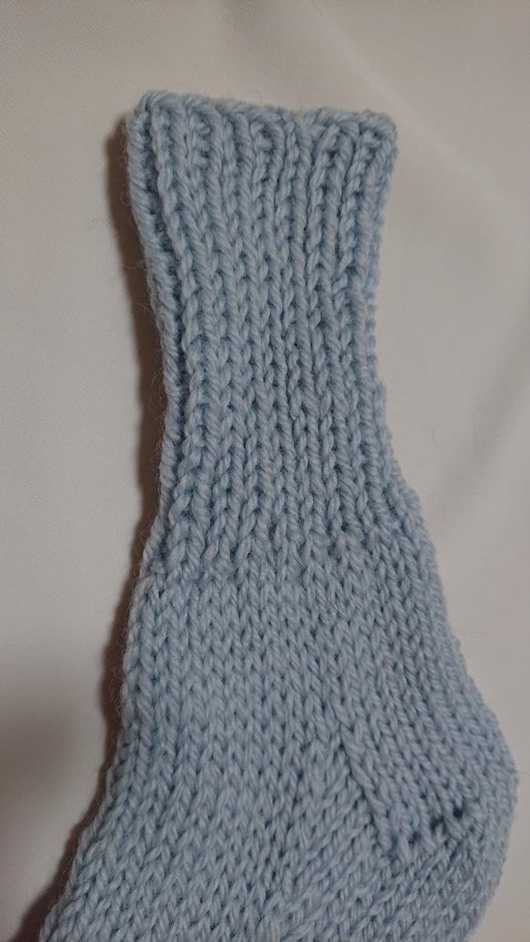 靴下　ウール100％手編みなのに安価 大人用Ｋ620 3枚目の画像
