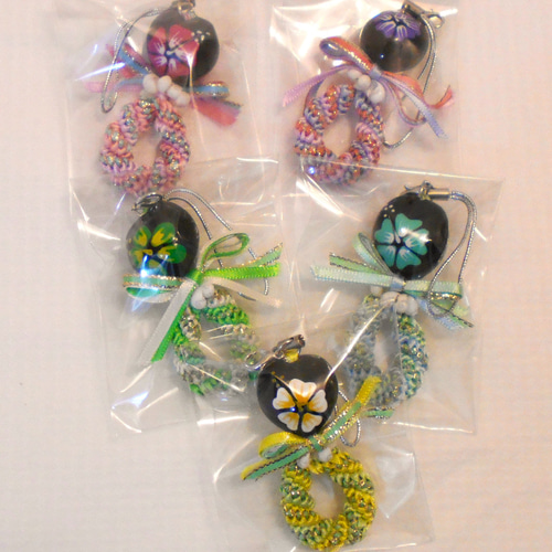 れいなページ　　ハンドメイド・ストラップ レシピなし）ハワイアンリボンレイ/3mm幅【NO.36（ナンバーサーティン