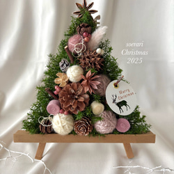 【SOLD】森の三日月クリスマスリース 再販12】クリスマスリース 静かな森の三日月リース リース soerari