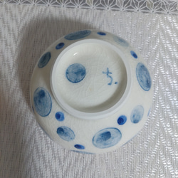 水玉模様のご飯茶碗 6枚目の画像