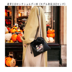 2way minibag・ベージュねこ 9枚目の画像