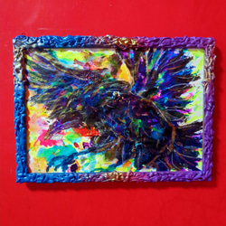 【F20号】SARUTAHIKO-天狗【現代アート/絵画/一点物/原画】 F20号/一点物アート】SARUTAHIKO〜天狗〜 | Chika Shinoda
