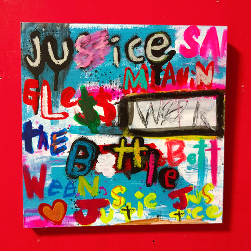 SALE】Kotoba #3 現代アート メッセージ 絵画 インテリア 絵画 Chika