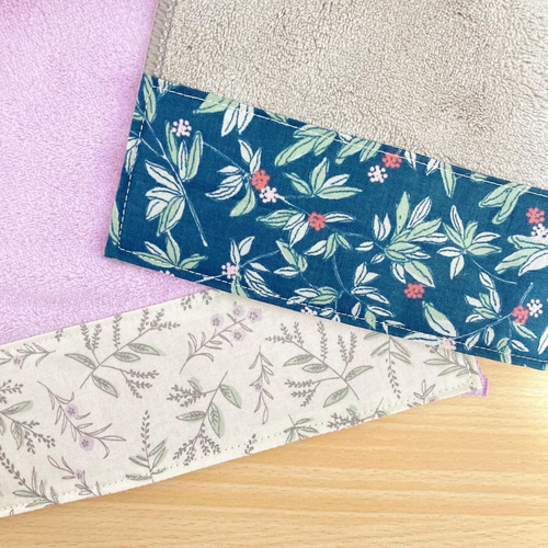 北欧K 花柄 おりこうエプロン お食事タオル お食事エプロン タオル