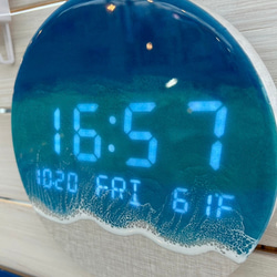ocean art  clock（ledデジタル掛け時計） 1枚目の画像