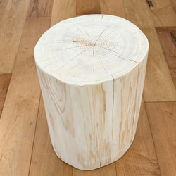 Hinoki  Wood  Stool No.421 2枚目の画像