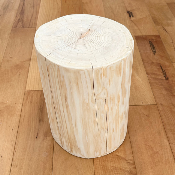 Hinoki  Wood  Stool No.421 1枚目の画像