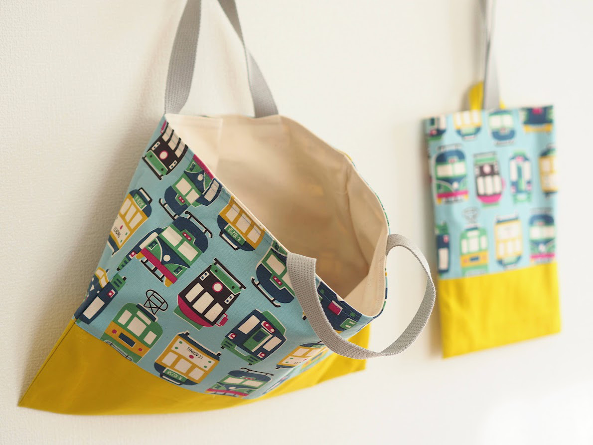 入園入学グッズ(電車・ブルー) 入園 入学 4点セット 電車 ライトブルー 男の子 キルティング