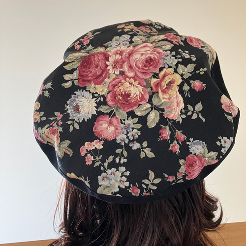 ベレー帽　秋冬〜春　ハンドメイド ベレー帽 レディース帽子 小顔 春秋冬 : まるっとマーケット