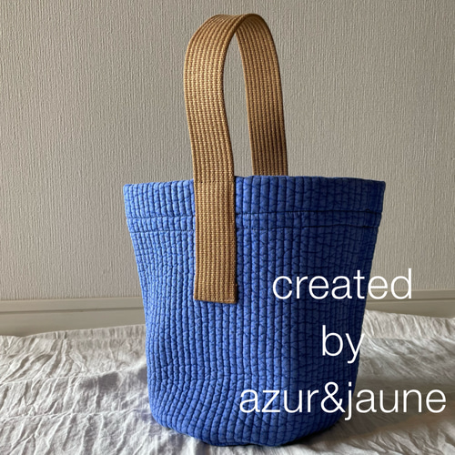 イブル バケツ型バッグ ヌビバッグバイカラーが可愛い ママバッグ