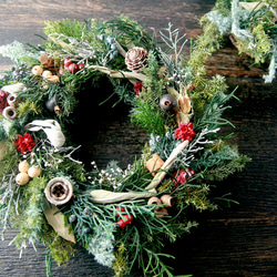 Christmas Wreath -natural red- 6枚目の画像