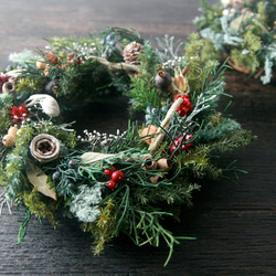 Christmas Wreath -natural red- 5枚目の画像