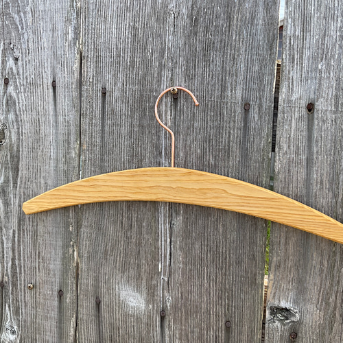 木のハンガー 栗の木 大人用 長さ41cm 木製ハンガー その他