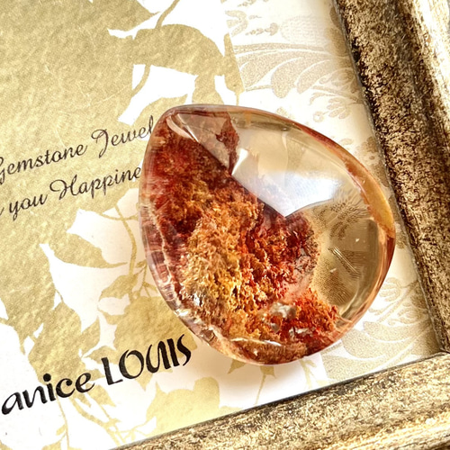 ガーデンクォーツ☆庭園水晶《紅葉のしずく》 その他アクセサリー