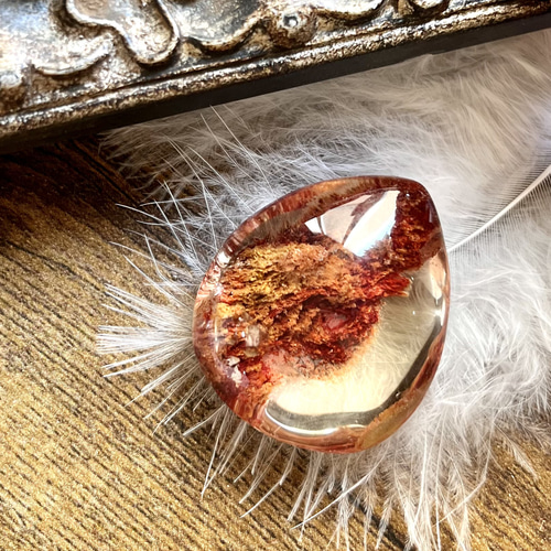 ガーデンクォーツ☆庭園水晶《紅葉のしずく》 その他アクセサリー