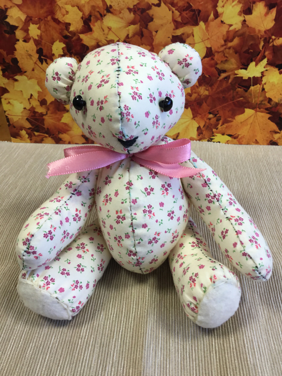 ハンドメイド くま ぬいぐるみ ハンドメイドくまさん ぬいぐるみ ハナフイハンドメイド 通販 16681164