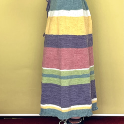 カラフルニットスカート 3枚目の画像