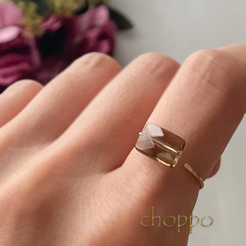 Kathleen Whitaker Carved Crystal Rock Quartz Egg Ring 6