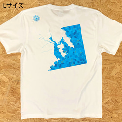 地図Tシャツ：気仙沼ブルー 6枚目の画像