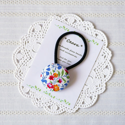 リバティヘアゴム　ヘアピン リバティ リボンのヘアゴム(Sサイズ) | avecmamere