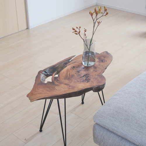 欅のテーブル / コーヒーテーブル / サイドテーブル / table / 一枚板