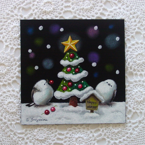 クリスマスツリー☆シマエナガ&ミニ付き クリスマスツリー☆シマエナガ&ミニ付き シマエナガちゃんのツリー