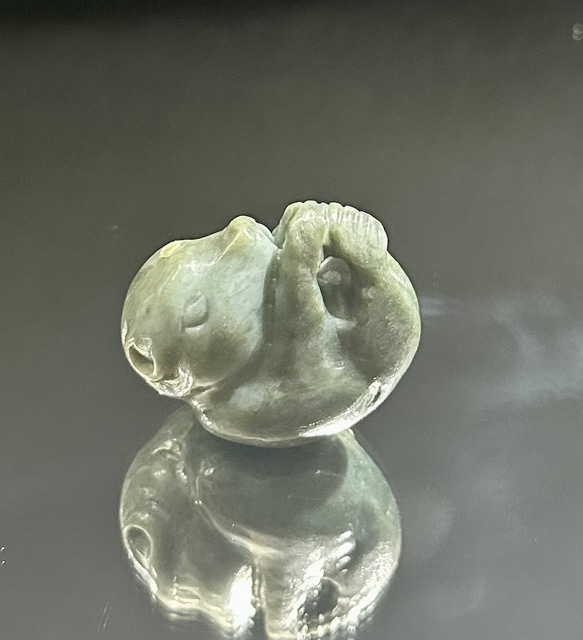 最新作品 激カワ子熊石笛 ネックレス・ペンダント ケンちゃんの天然石 
