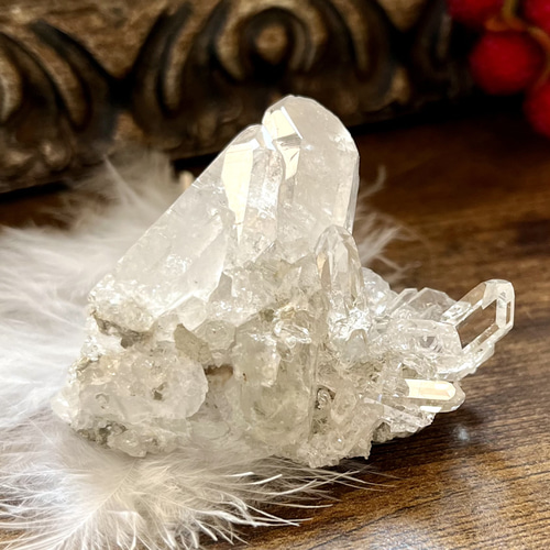 ✨美しい水晶クラスター　浄化✨ 楽天市場】水晶 クラスター ブラジル ミナスジェライス コリント