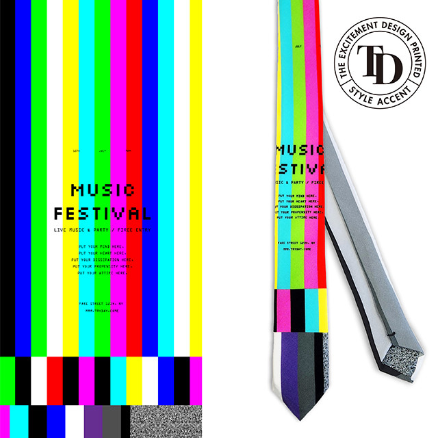 デザインネクタイ　MTV_FETISH