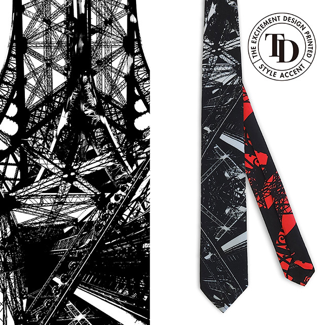 デザインネクタイ　STEEL_FRAME_FETISH