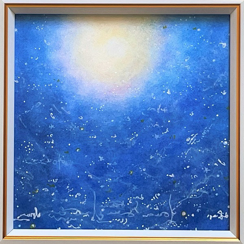 パステル画（原画）月あかり。 月明り』 パステルアート 月のパステル画 絵画 HIDEKI 通販