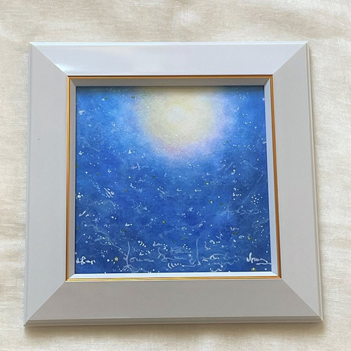 パステルヒーリングアート原画｜月あかり | ヒーリングアート